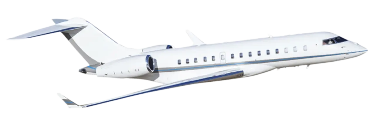 Marketing image of a Bombardier Global Express XRS.