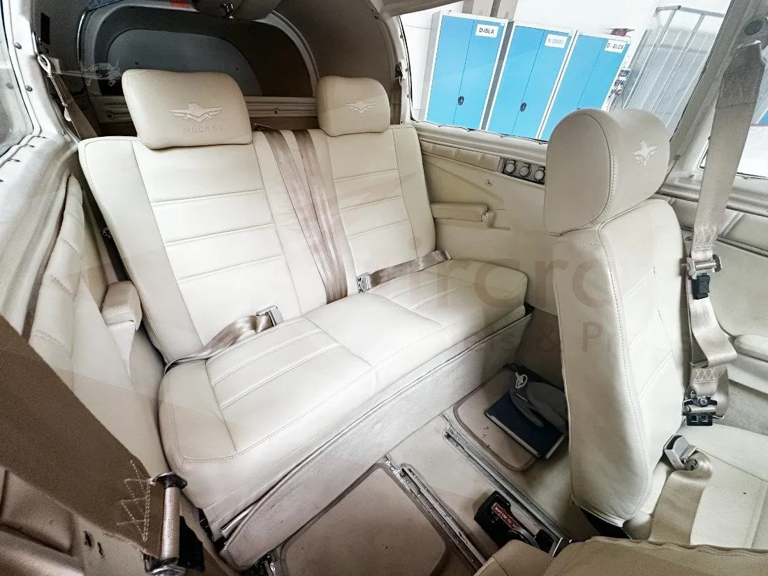 Cabin interior of a 1980 MOONEY M20K 231.
