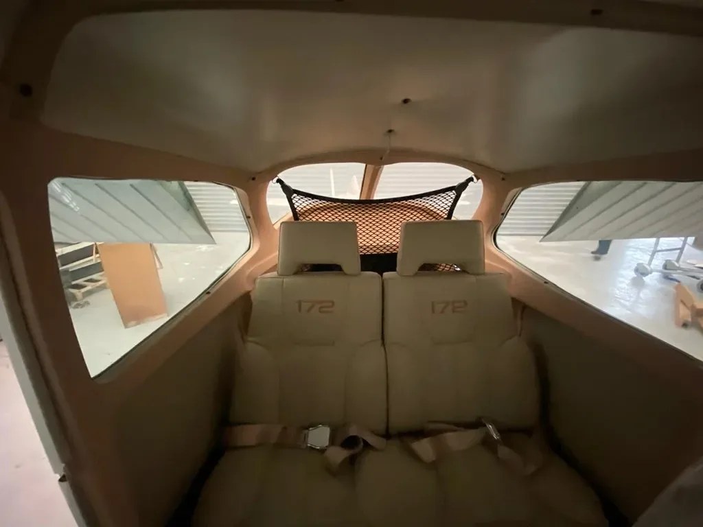 Cabin interior of a 1975 Cessna.