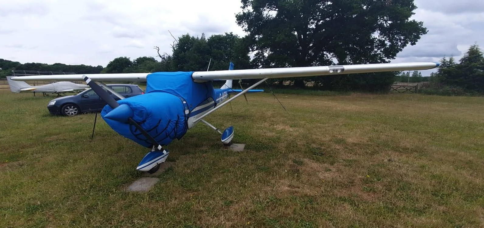 Exterior view of a 1967 Cessna 150G.