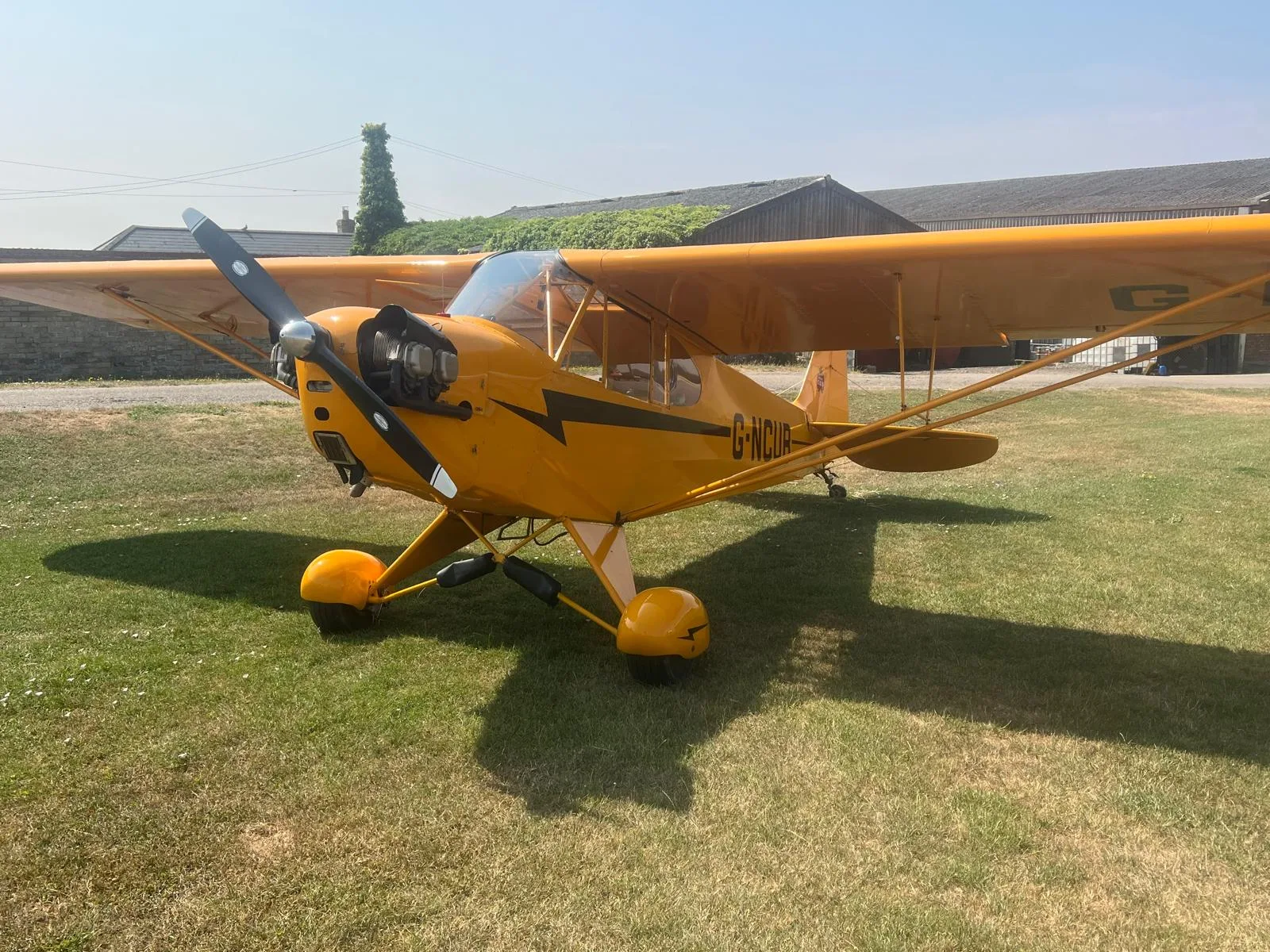 Exterior view of a 1944 Piper J3C Cub - G-NCUB - 1944 - Just Plane Trading.