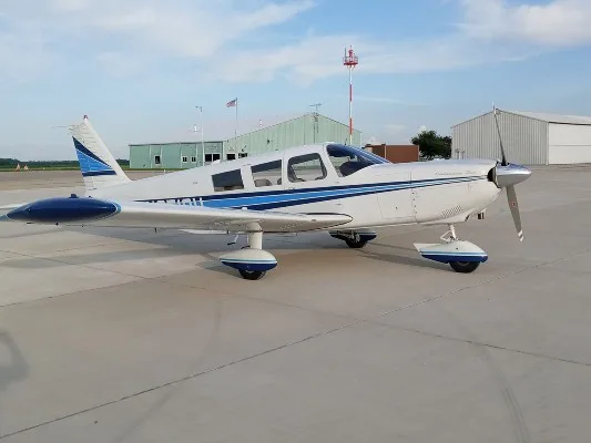 Marketing image of a 1966 Piper Cherokee Six 260.