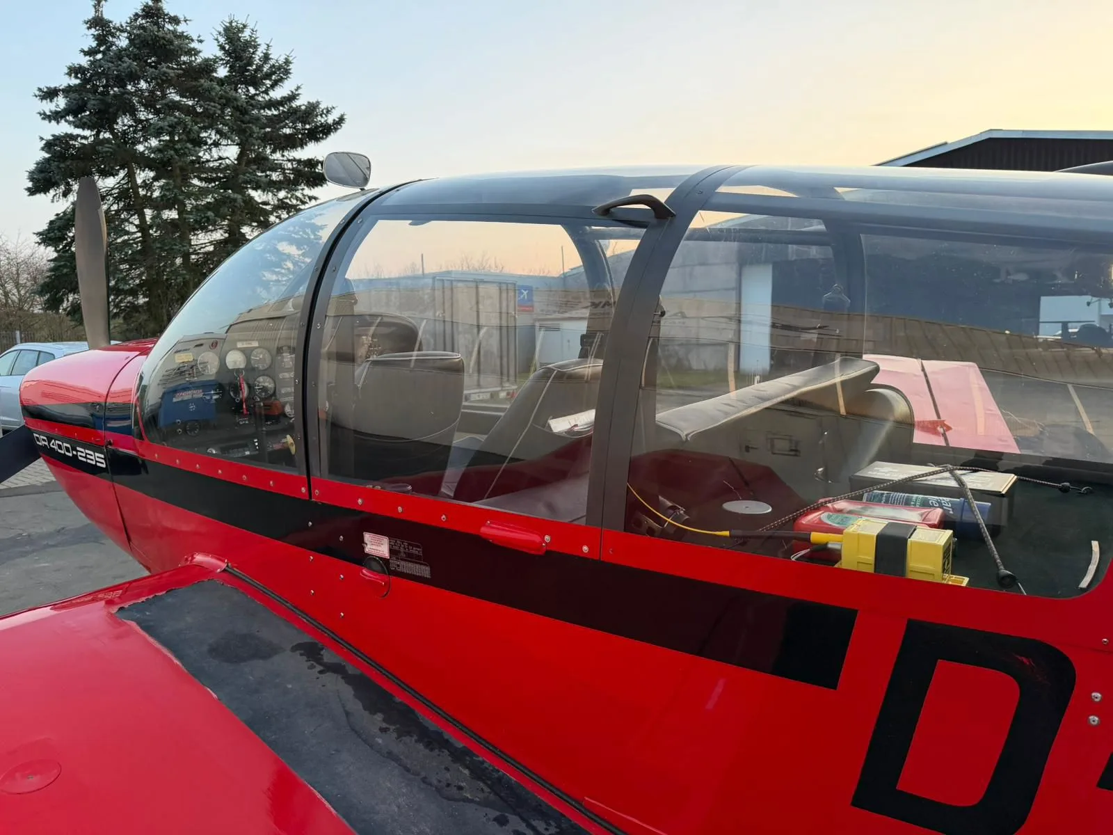 Exterior view of a 1988 Robin DR400-235.