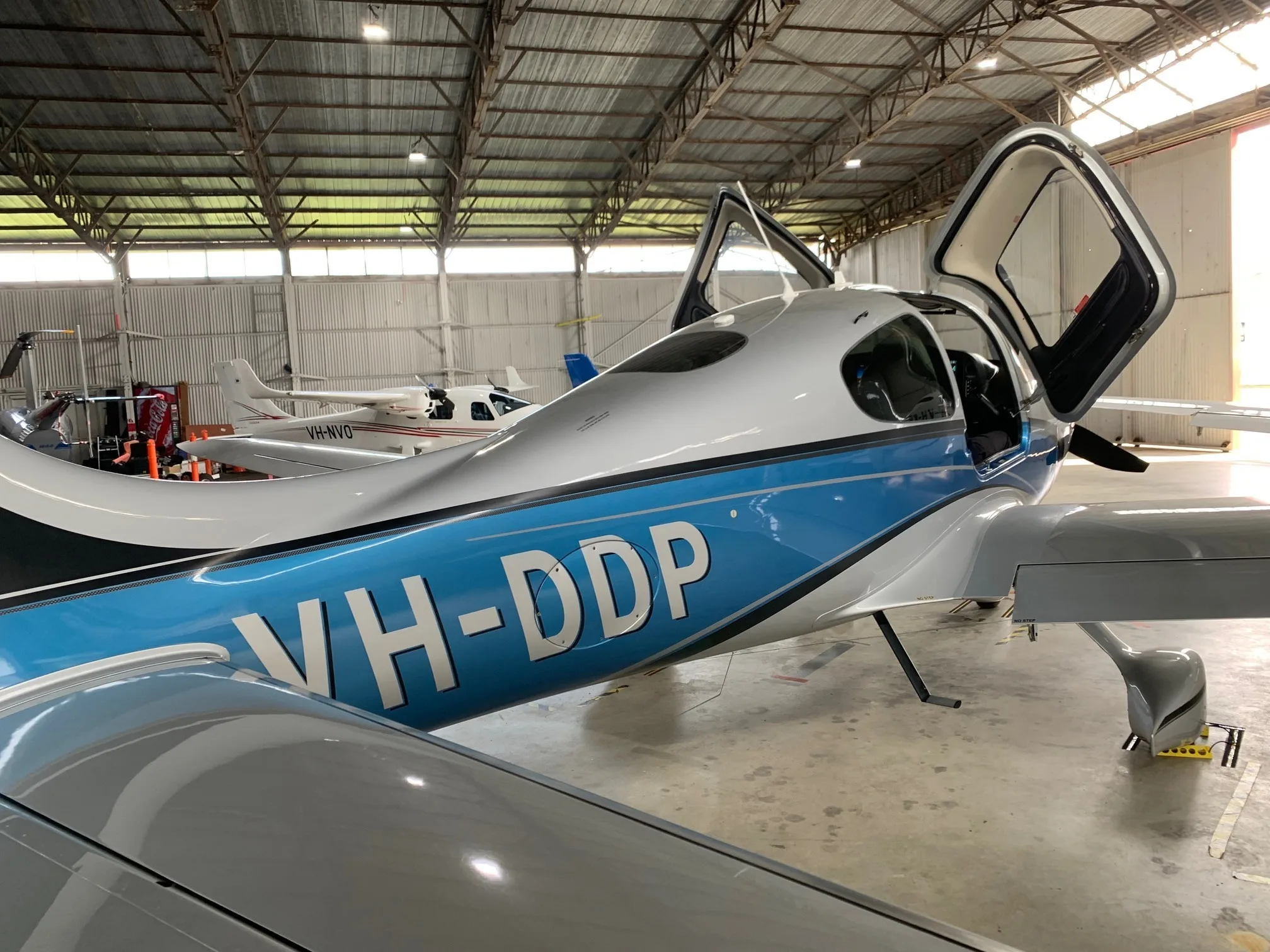 Exterior view of a 2012 Cirrus SR22GTS.