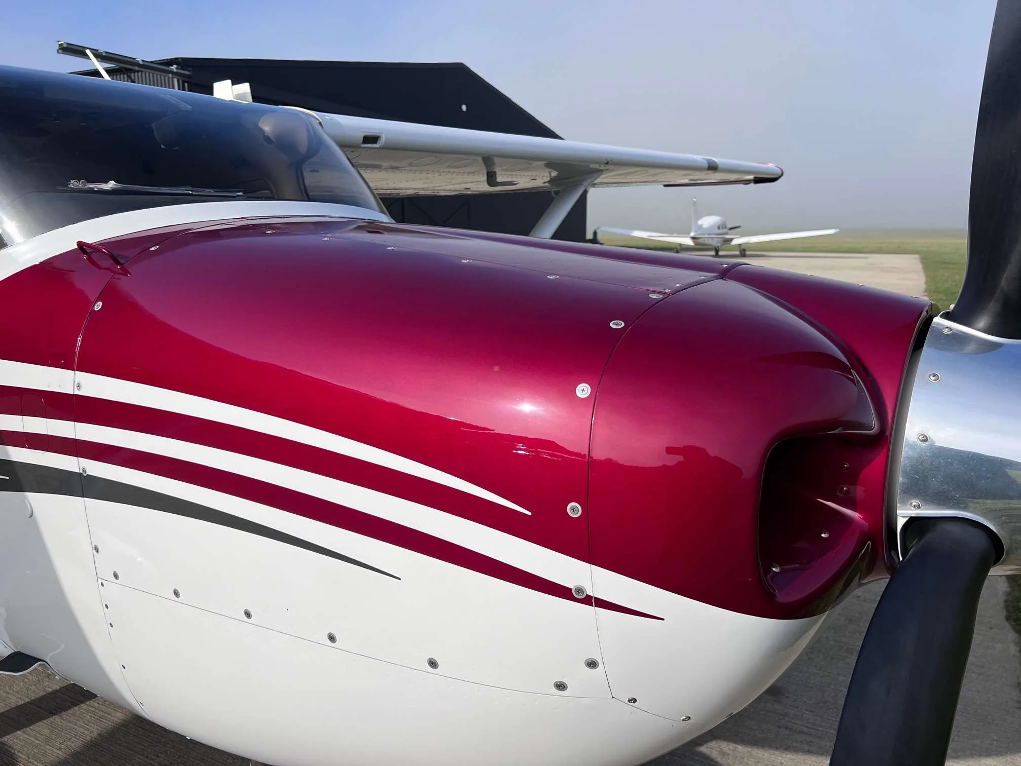 Exterior view of a 2016 Cessna 182-T Skylane.