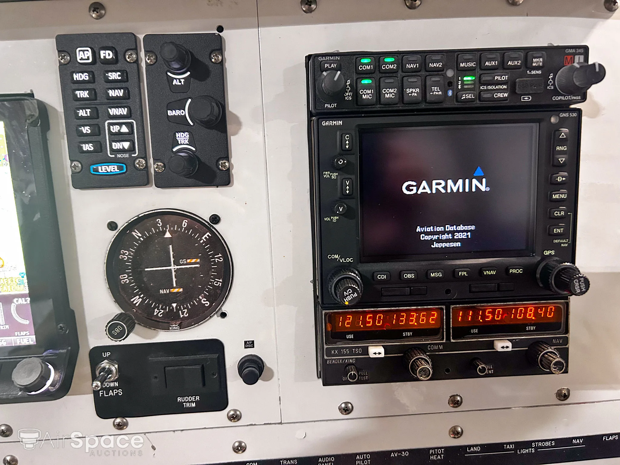 Avionics suite of a 2023 Van's.