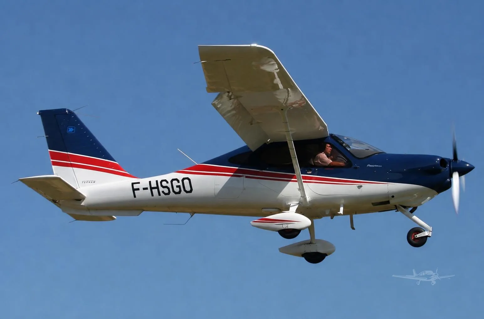 Marketing image of a 2019 TECNAM P2010 MKII.