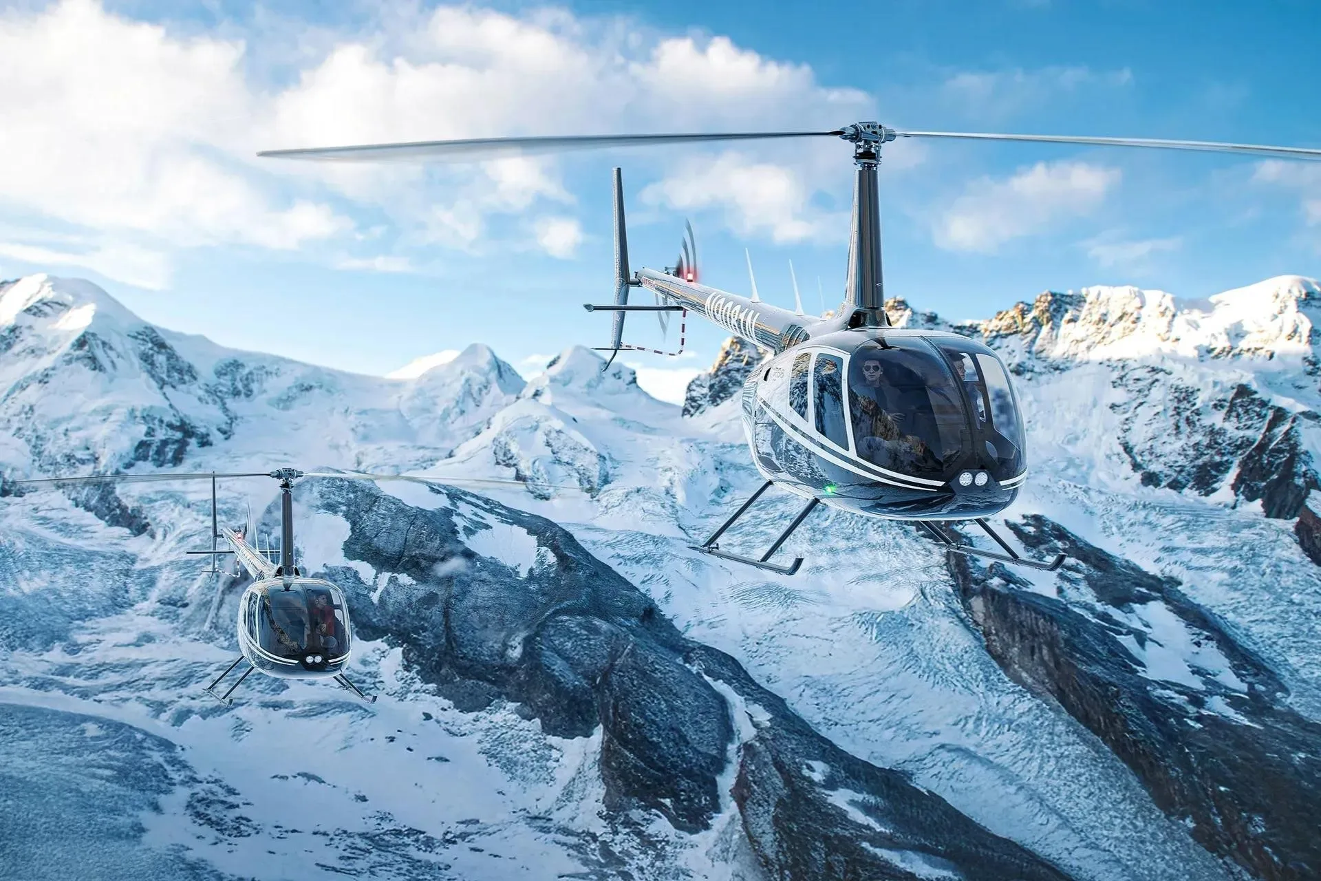 Marketing image of a 2027 ROBINSON R66.