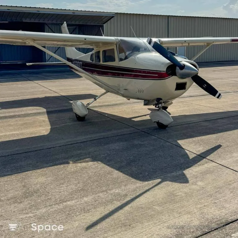 Exterior view of a 1961 Cessna 182D, N9991T.