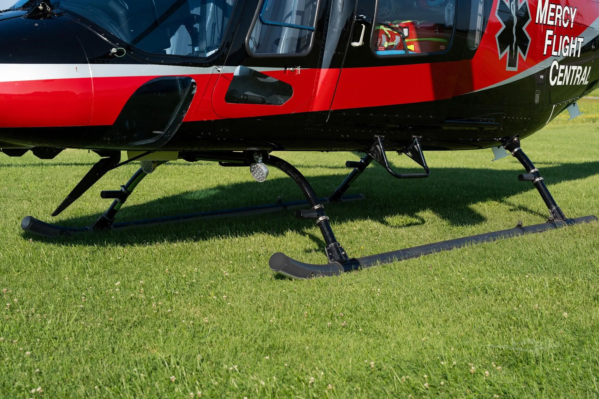 Exterior view of a 2022 LEONARDO AW119 KOALA, N712MC.