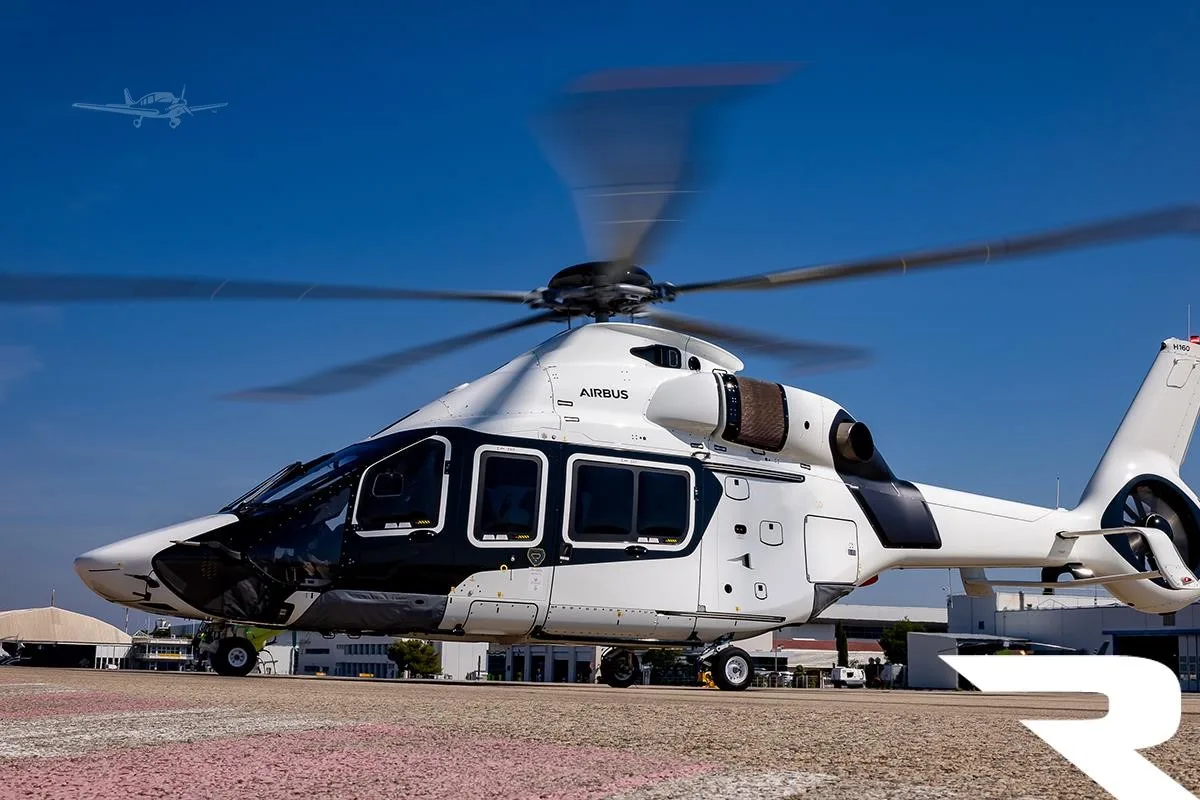 Exterior view of a 2024 AIRBUS H160.
