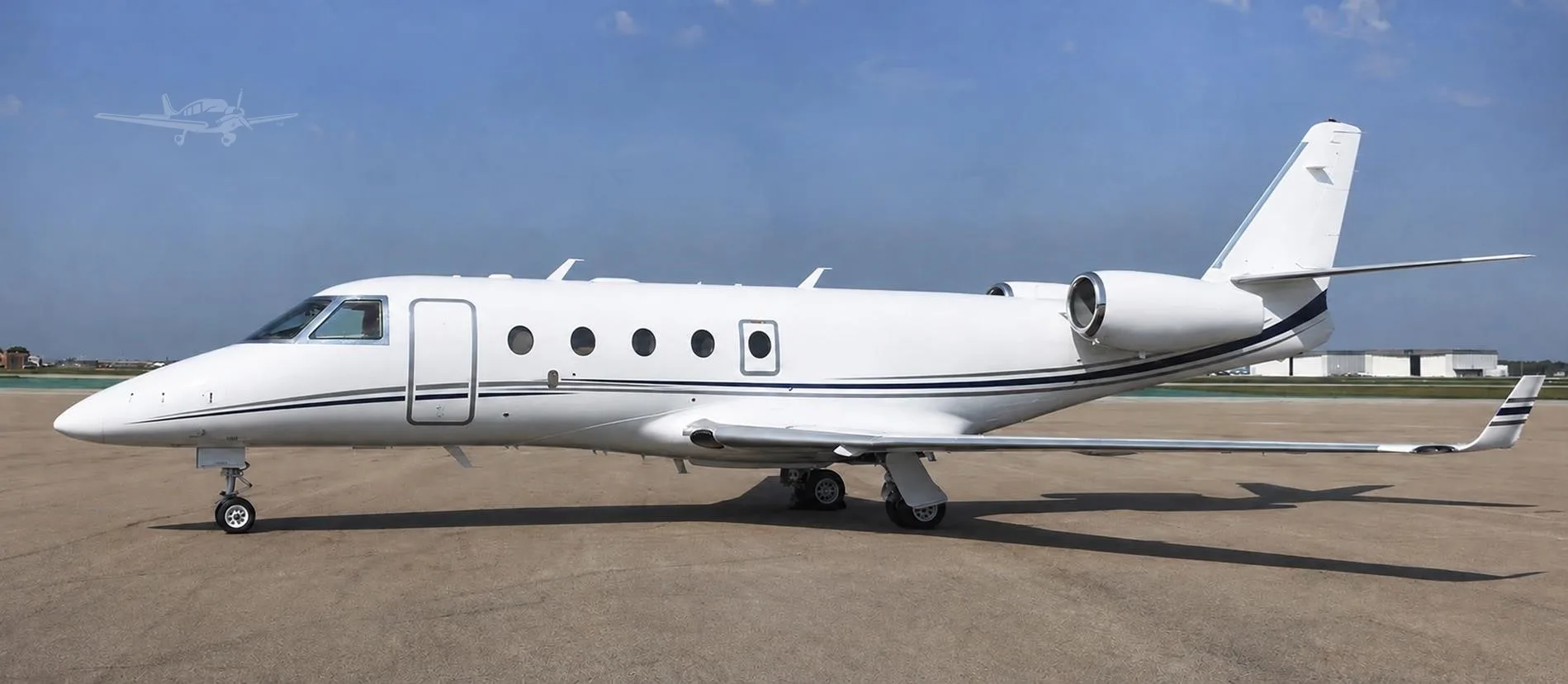 Exterior view of a 2006 GULFSTREAM G150.