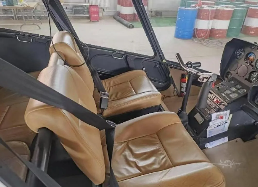 Cabin interior of a 2016 ROBINSON R66.