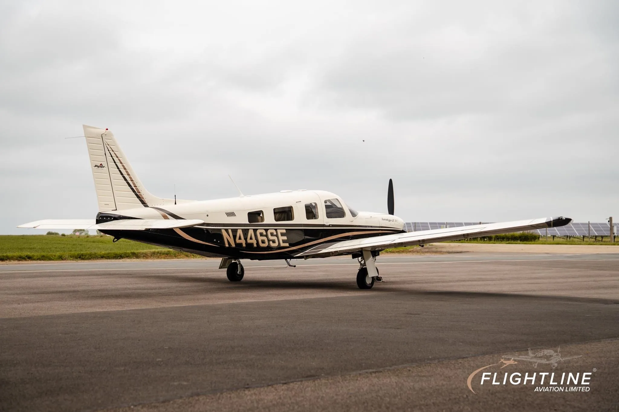 Exterior view of a 2007 PIPER SARATOGA II TC, N446SE.