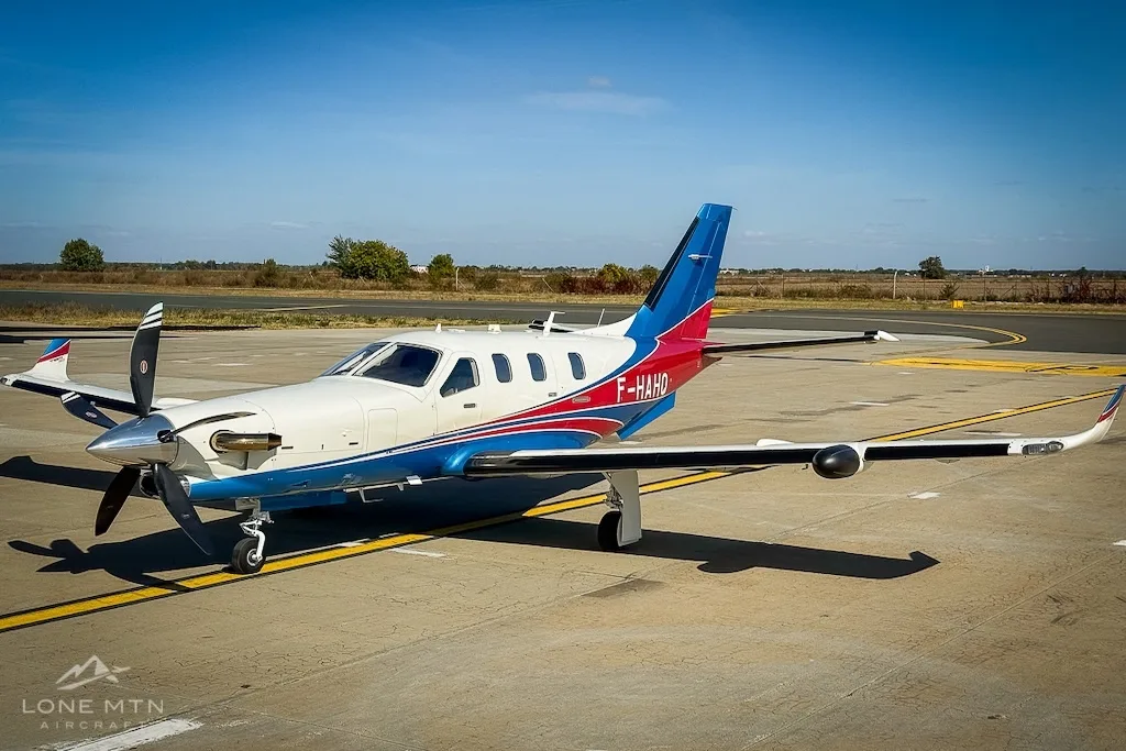 Exterior view of a 2022 Daher TBM 960.