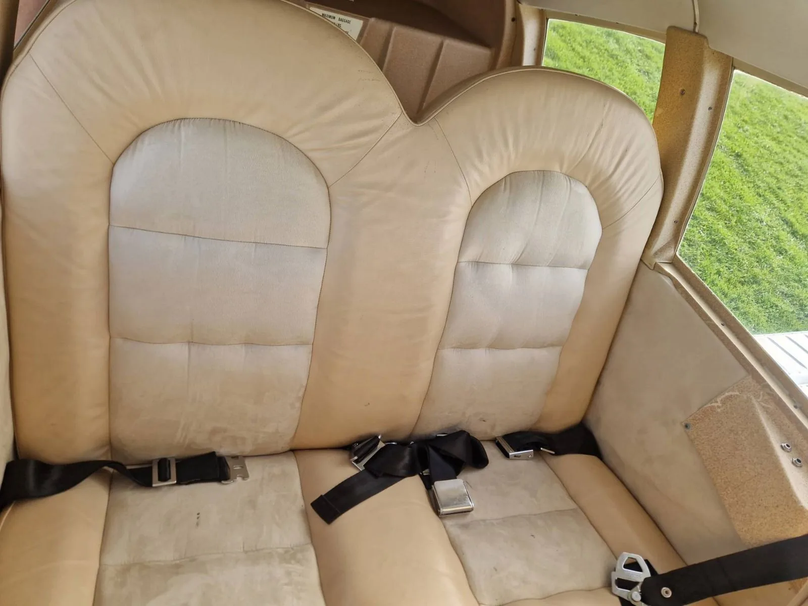 Cabin interior of a 1968 Piper PA-28-180 Cherokee D.