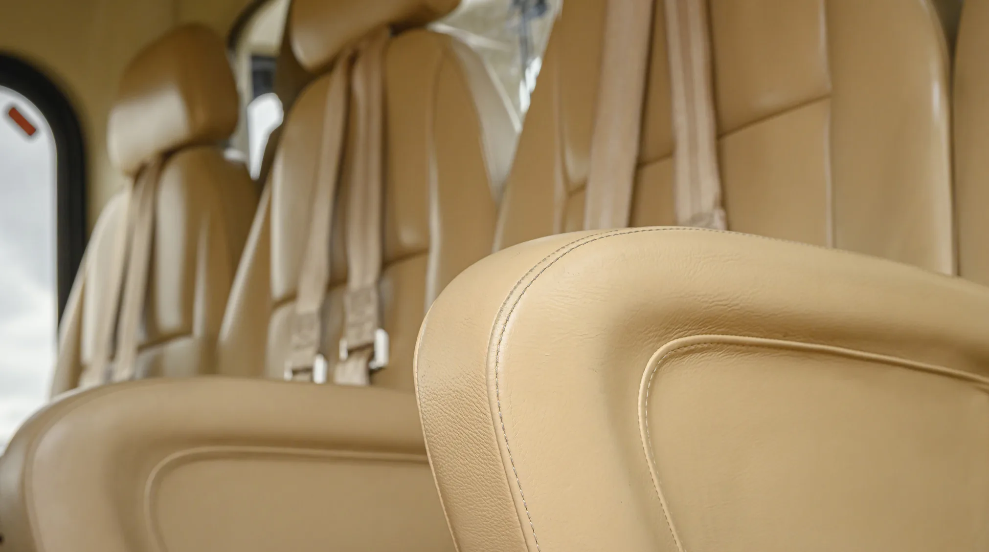 Cabin interior of a 2013 Leonardo AW139.