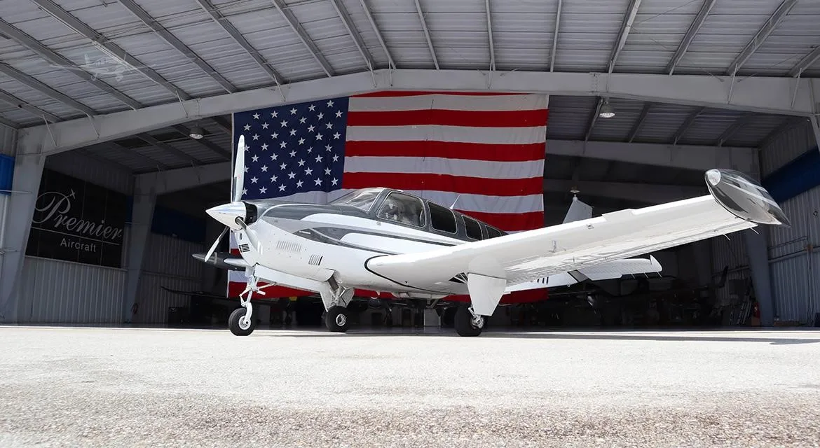 Exterior view of a 2006 BEECHCRAFT G36 BONANZA, N95TH.