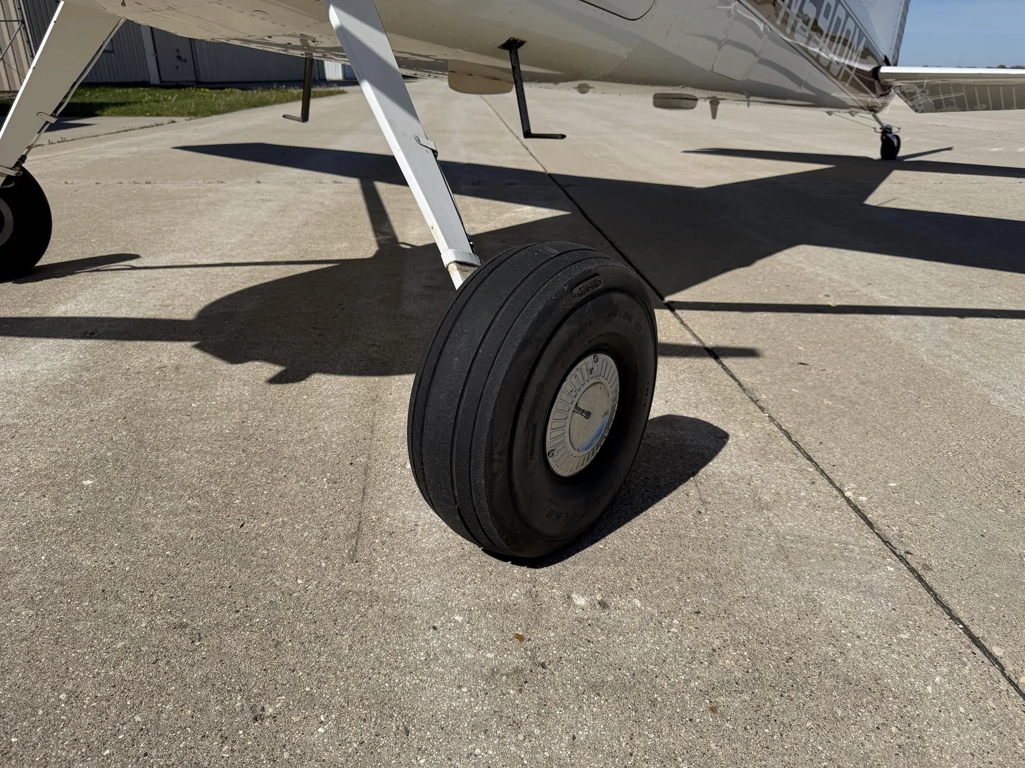 Exterior view of a 1956 CESSNA 180, N5900M.