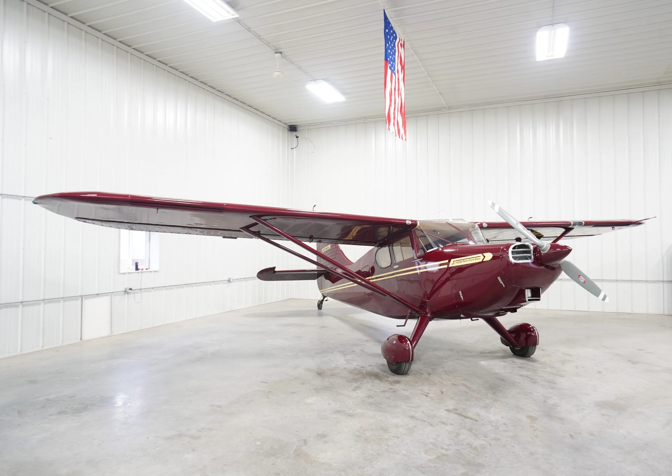 Exterior view of a Stinson 108-3.
