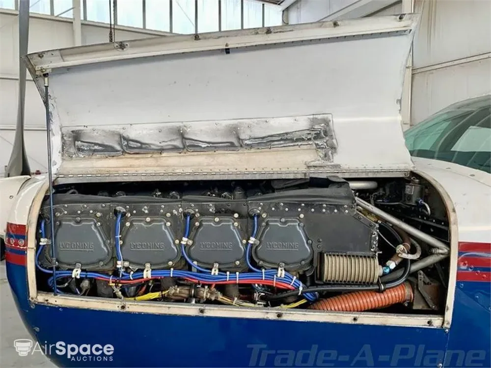 Engine detail of a 1965 Comanche PA-24-400 SN:.