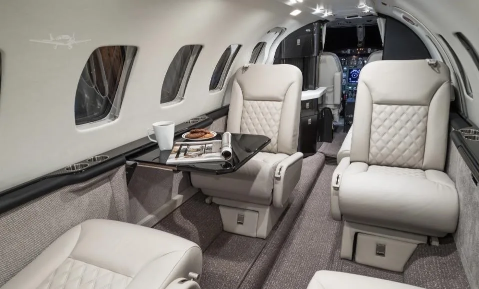 Cabin interior of a 1994 CESSNA CITATION V ULTRA.