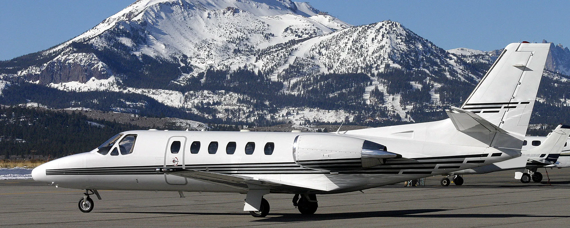 Exterior view of a 1989 Cessna Citation V.