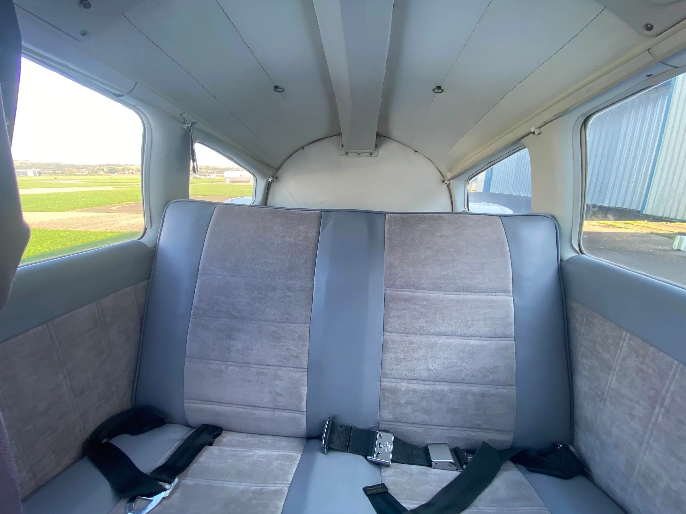 Cabin interior of a 1983 Piper PA-28-161 Warrior II.