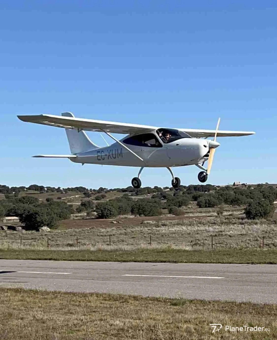 Exterior view of a 2008 Tecnam P2008.