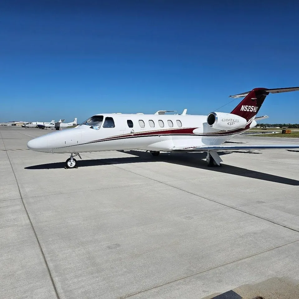Exterior view of a 2005 Cessna Citation CJ2+.