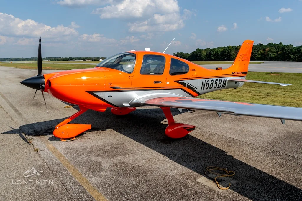Cabin interior of a 2026 Cirrus SR20 G7+ Premium.