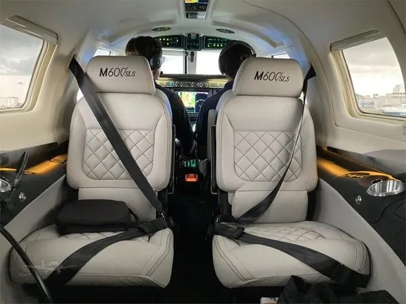 Cabin interior of a 2026 PIPER M700.