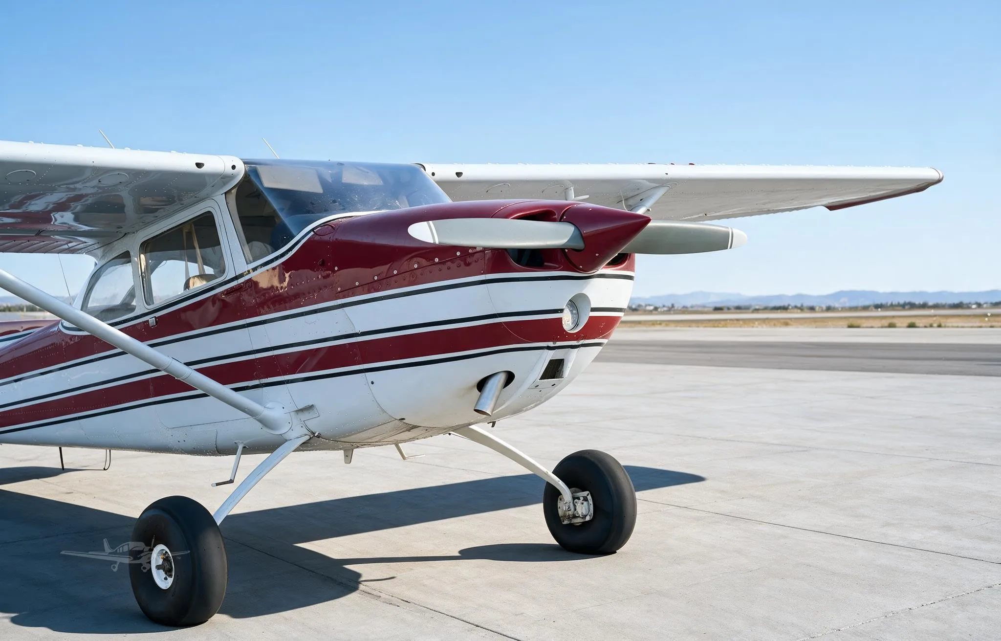 Exterior view of a 1976 CESSNA 172N SKYHAWK, N833CB.