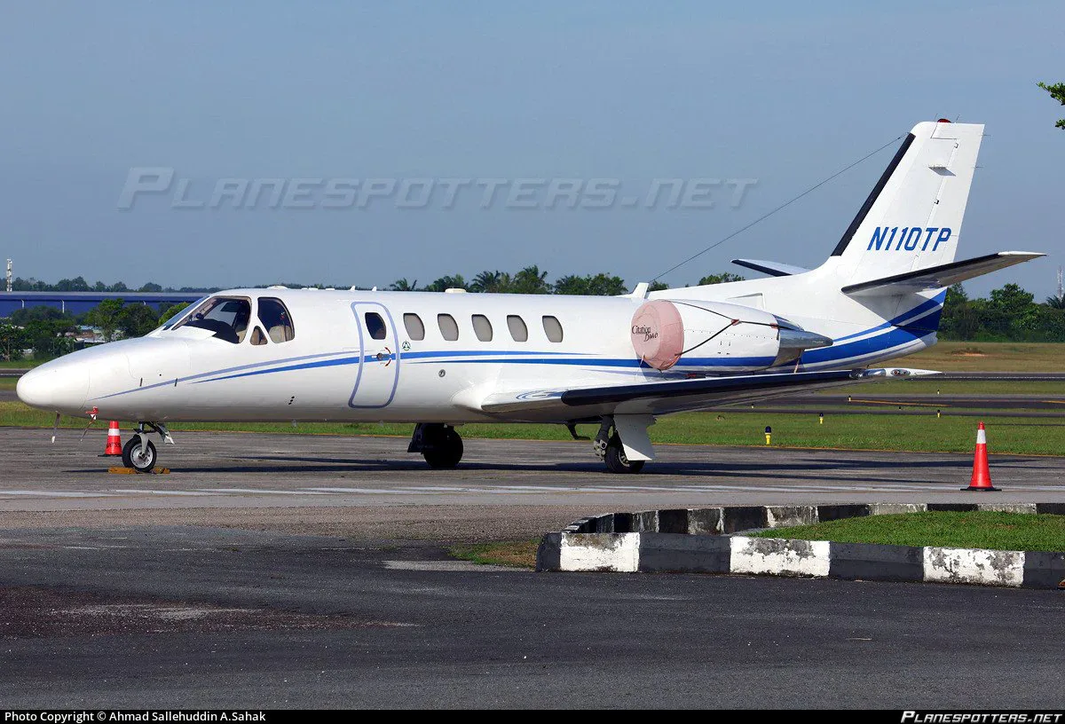 Cabin interior of a 2006 Cessna Citation Bravo SN 550-1131.