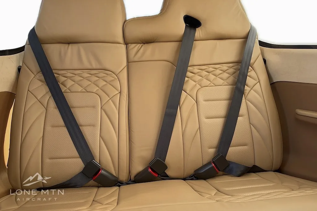 Cabin interior of a 2024 Cirrus SR22T G7.