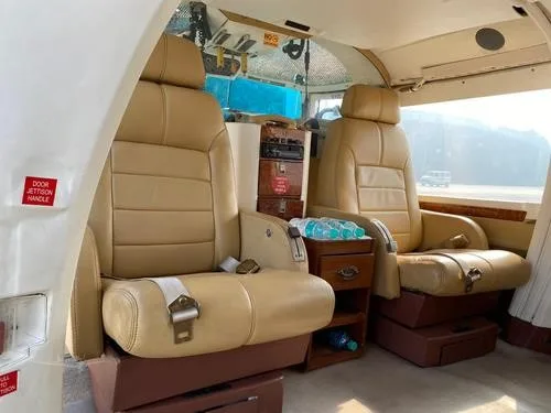 Cabin interior of a 1997 AIRBUS AS365N2.