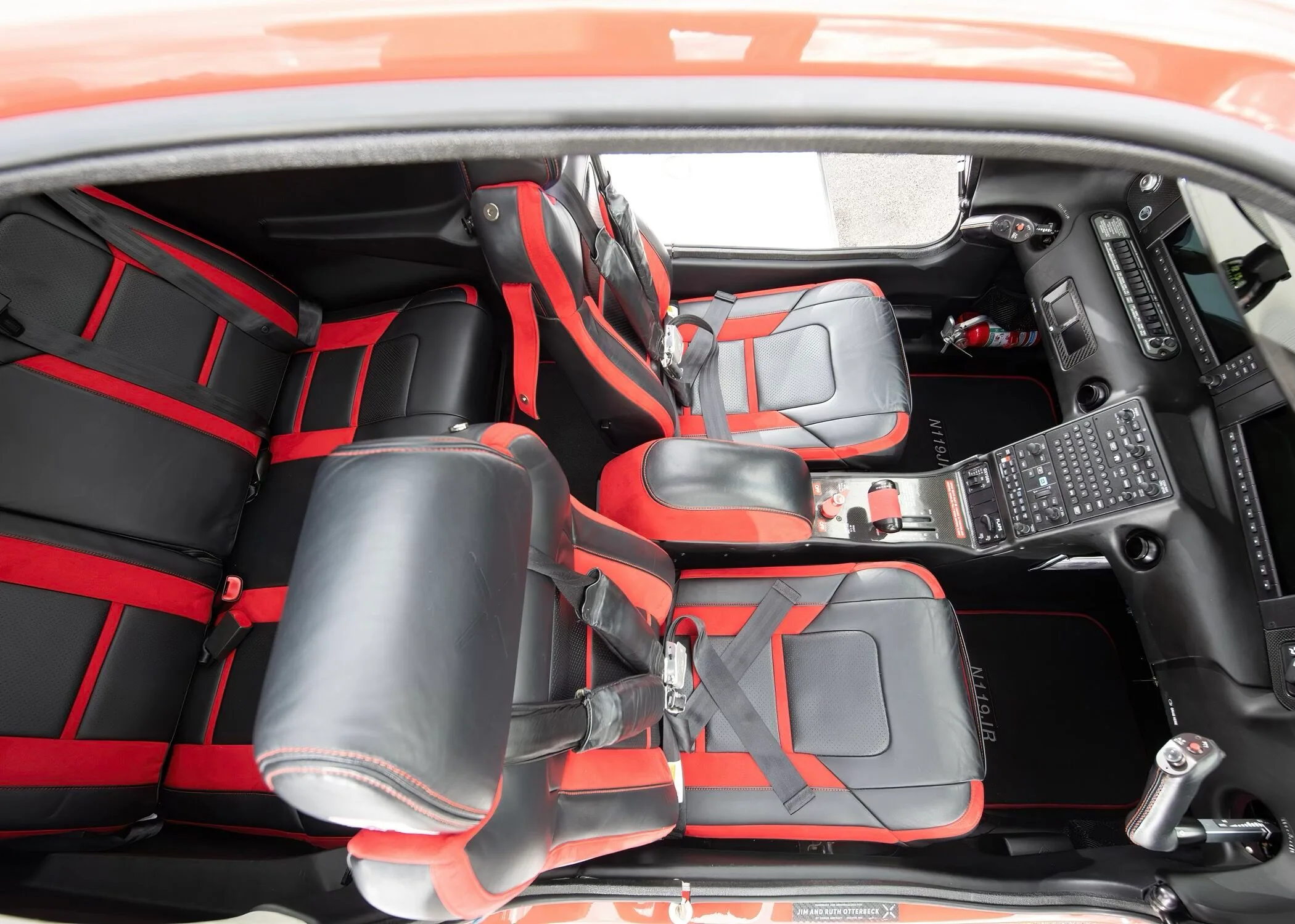 Cabin interior of a 2020 Cirrus SR22-G6 TURBO.