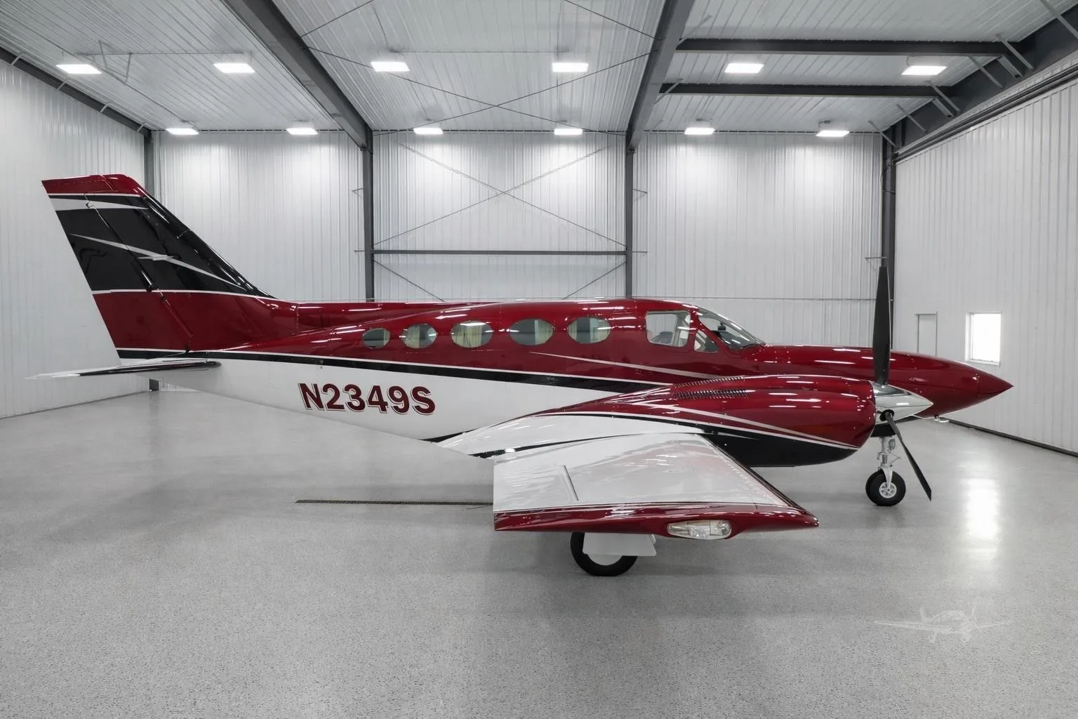 Exterior view of a 1982 CESSNA 421C, N2349S.