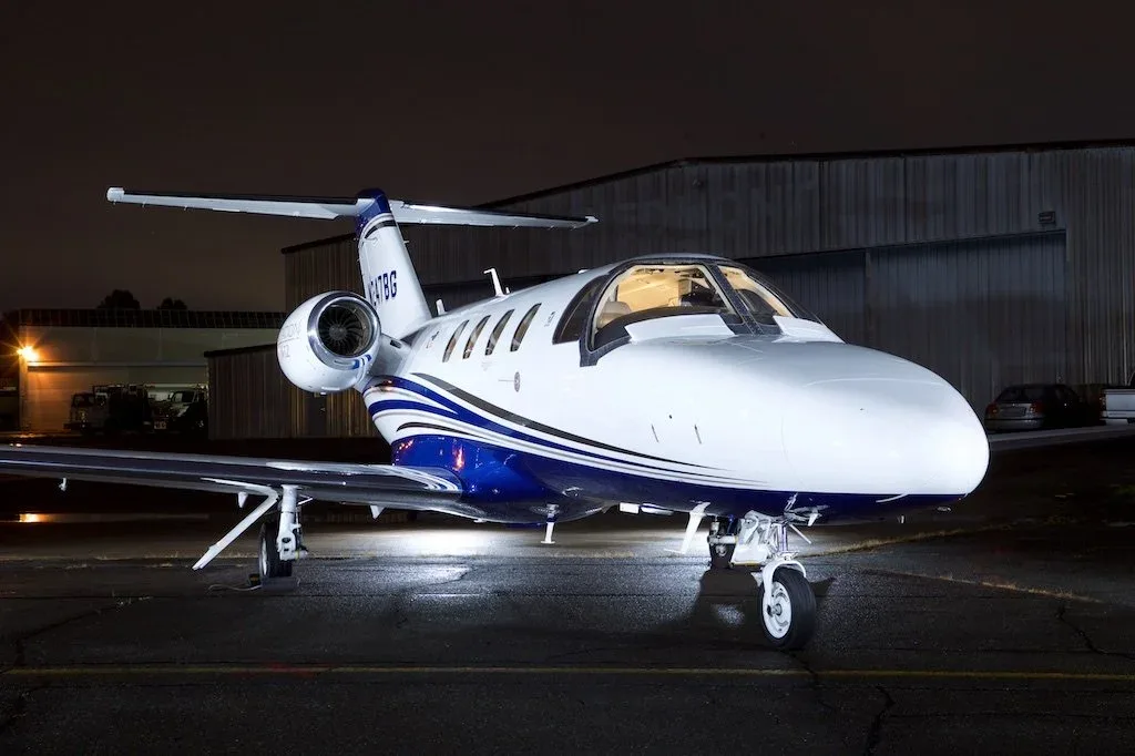 Exterior view of a 2021 Cessna CITATION M2 — Carolina Jet.