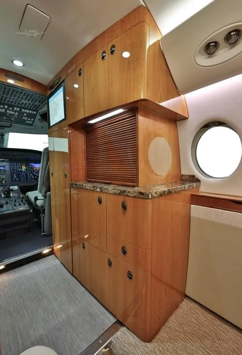 Cabin interior of a 2006 GULFSTREAM G150.