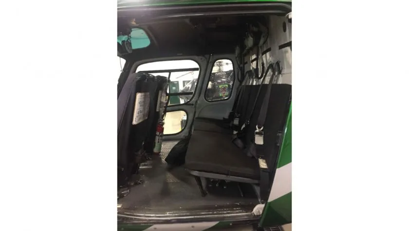 Cabin interior of a 2000 Eurocopter AS350B2 9030.