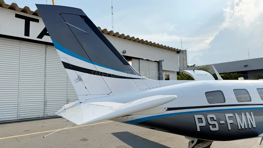 Exterior view of a 2019 Piper M500.