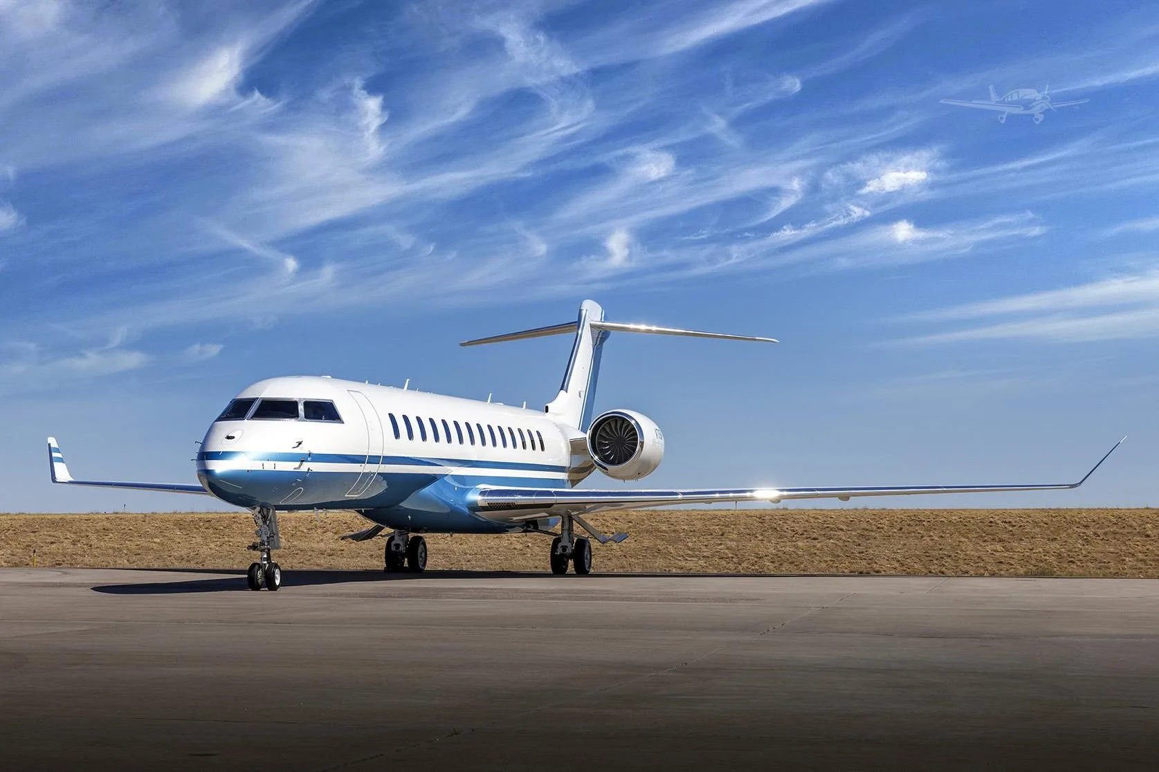 Marketing image of a 2019 BOMBARDIER GLOBAL 8000.